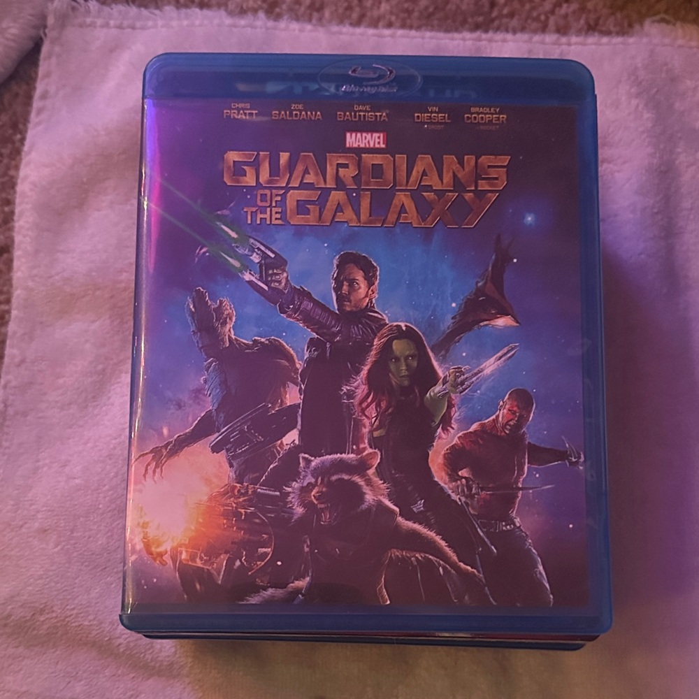 Marvel Guardians of the Galaxy Blu-ray in Blue Case